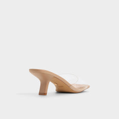 Aldo Enchanting Tan Women's Heeled mules - Heeled mule, Kitten heel