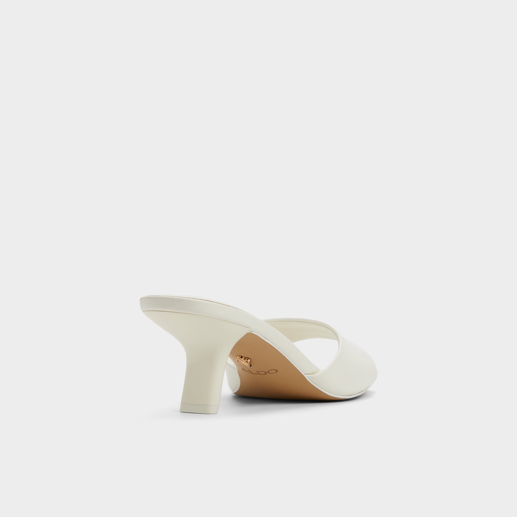 Aldo Enchanting White Women's Heeled mules - Heeled mule, Kitten heel