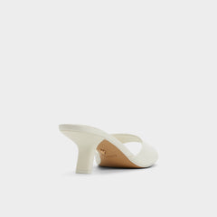 Aldo Enchanting White Women's Heeled mules - Heeled mule, Kitten heel