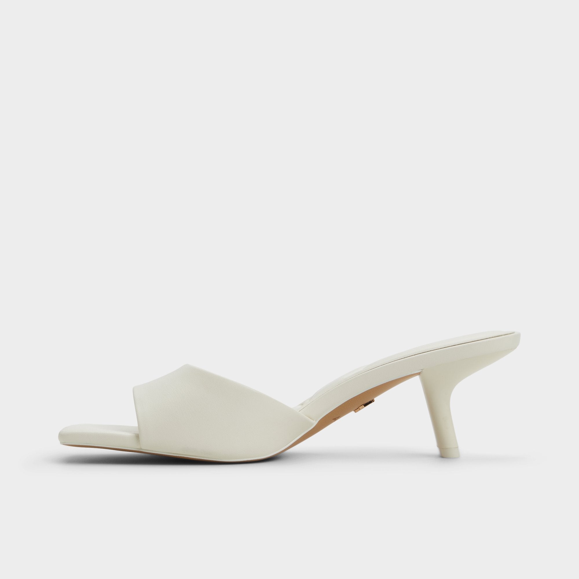 Aldo Enchanting White Women's Heeled mules - Heeled mule, Kitten heel