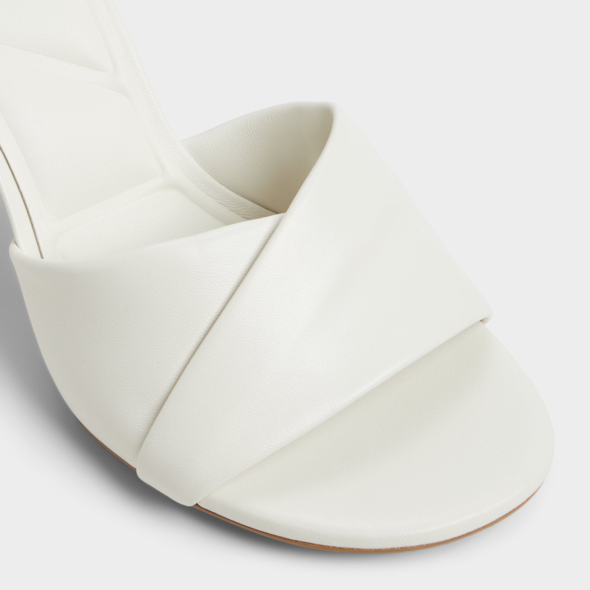 Aldo Lyhanna White/Bone Women's Heeled mules - Heeled mule, Stiletto heel
