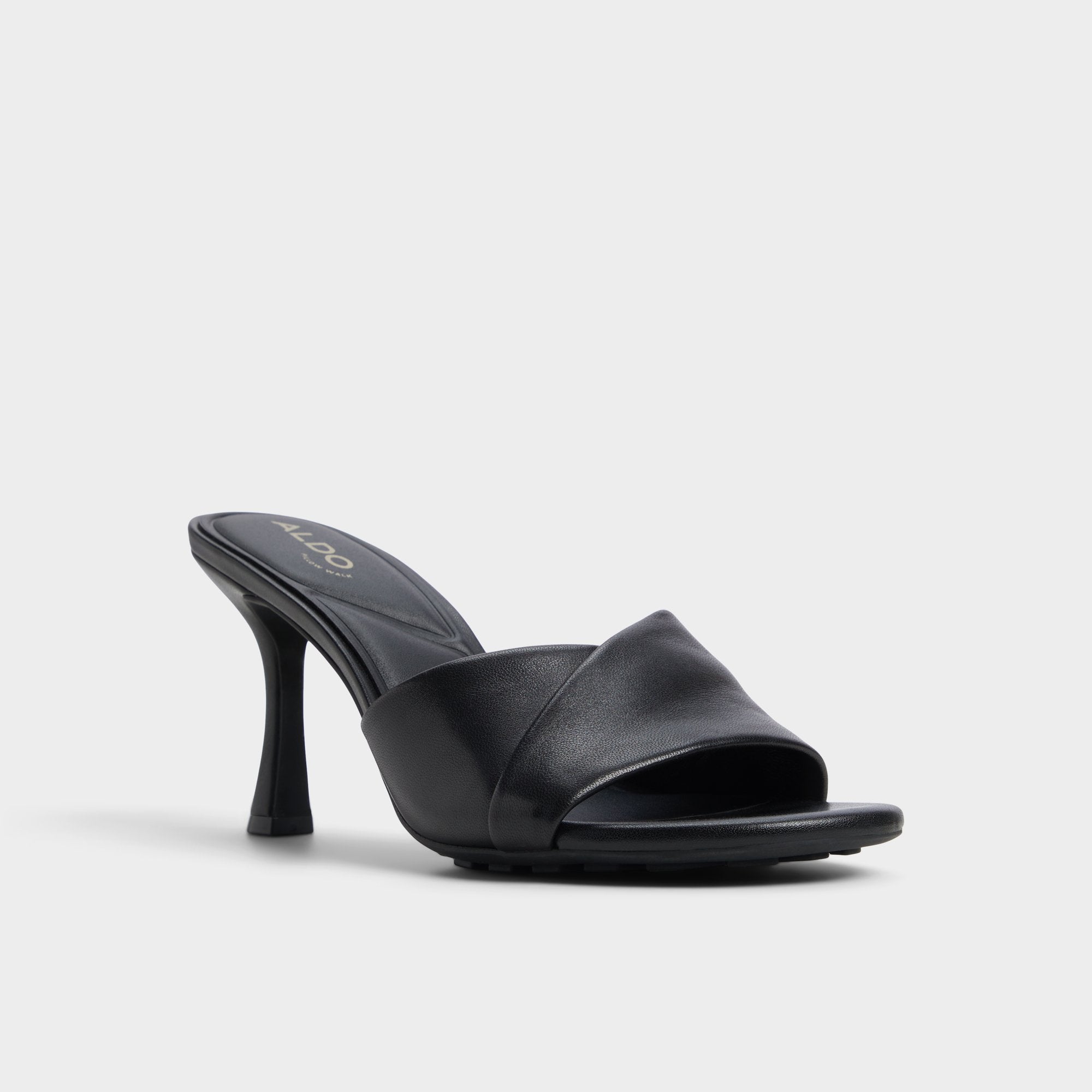 Aldo Lyhanna Black Women's Heeled mules - Heeled mule, Stiletto heel