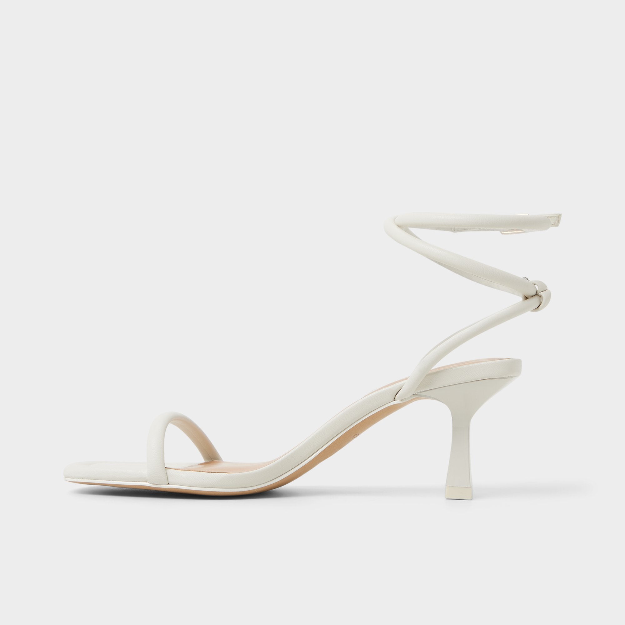 Aldo Demmi White Women's Strappy sandals - , Kitten heel