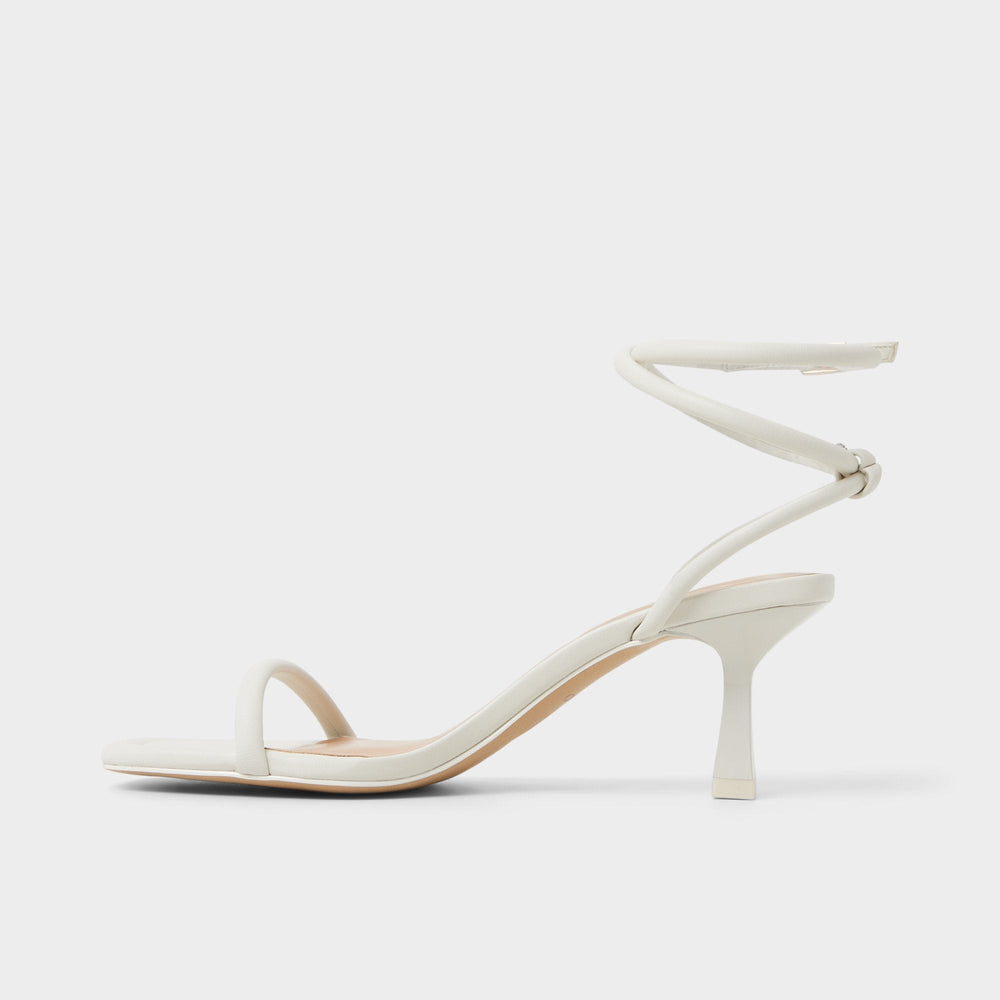 Aldo Demmi White Women's Strappy sandals - , Kitten heel