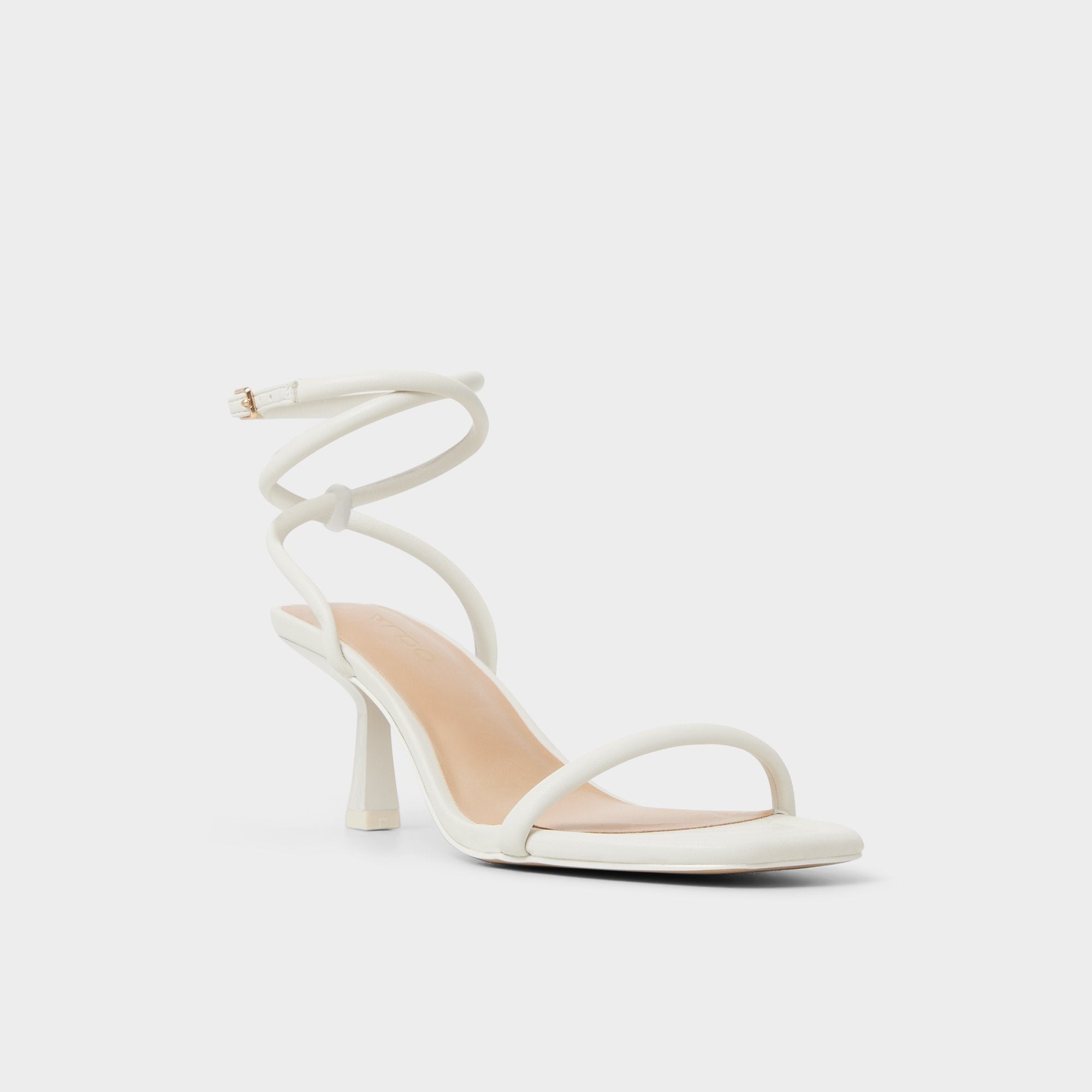 Aldo Demmi White Women's Strappy sandals - , Kitten heel