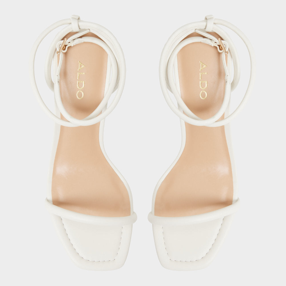 Aldo Demmi White Women's Strappy sandals - , Kitten heel