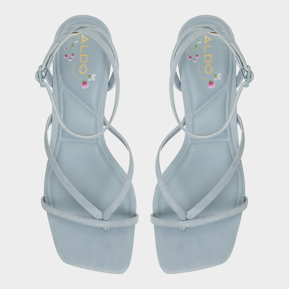 Aldo Soffie Other Blue Women's Strappy sandals - Strappy heeled sandal, Kitten heel