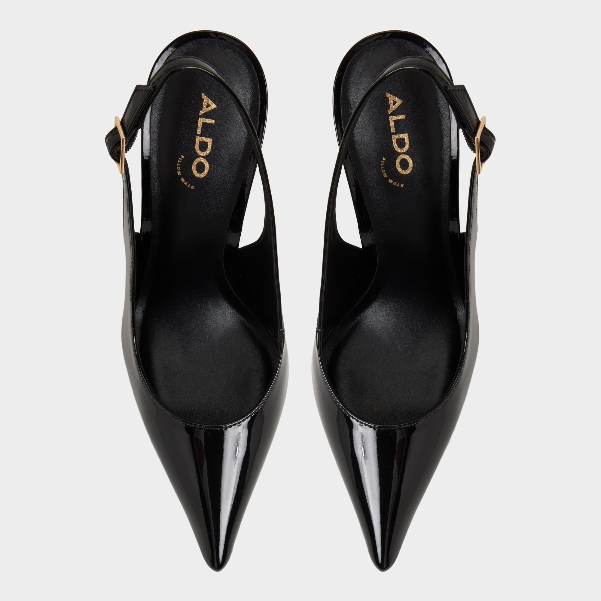 Aldo Stessysling Black Women's Pumps - Sling back high heel, Stiletto heel