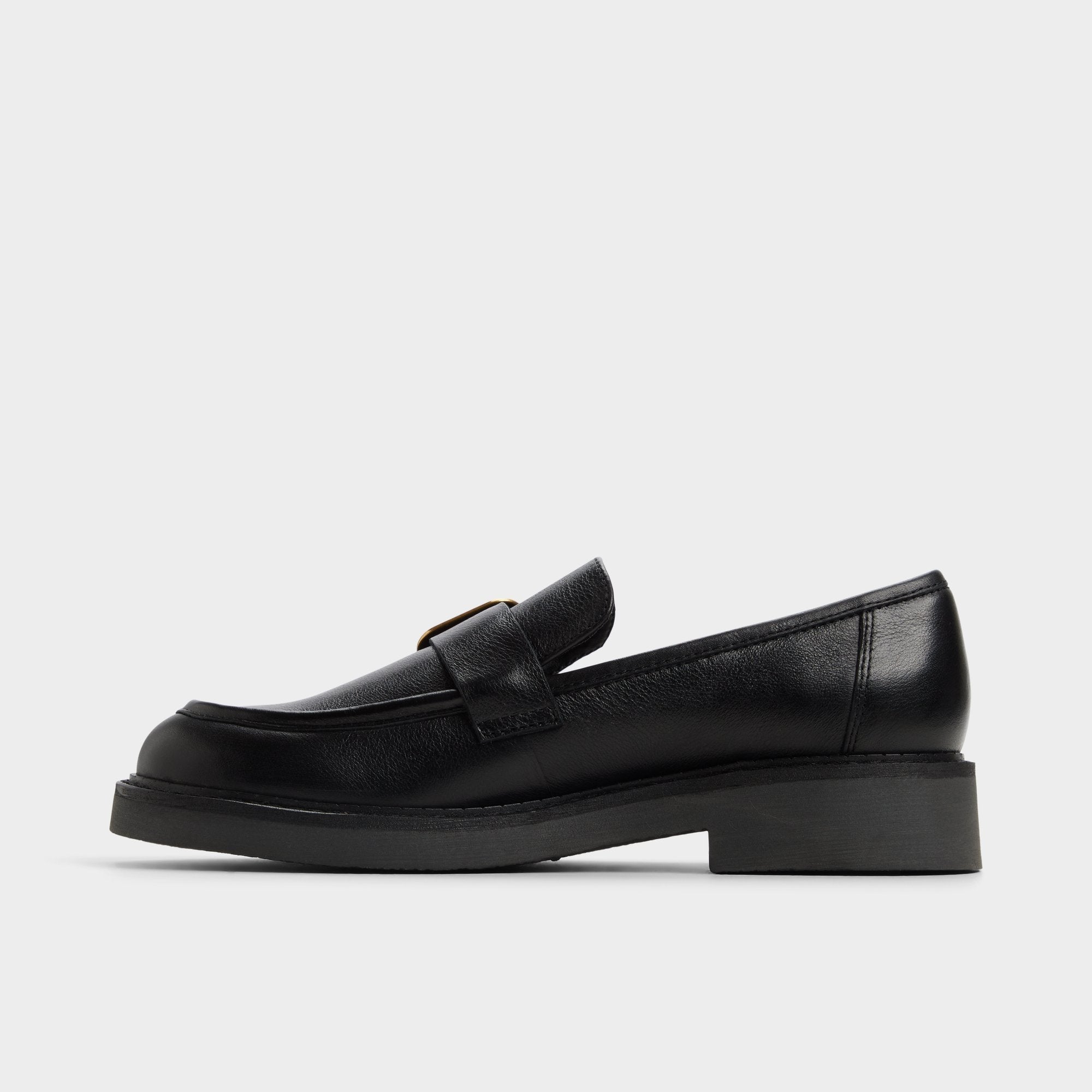 Aldo Kalya in Black - Loafer, Block heel