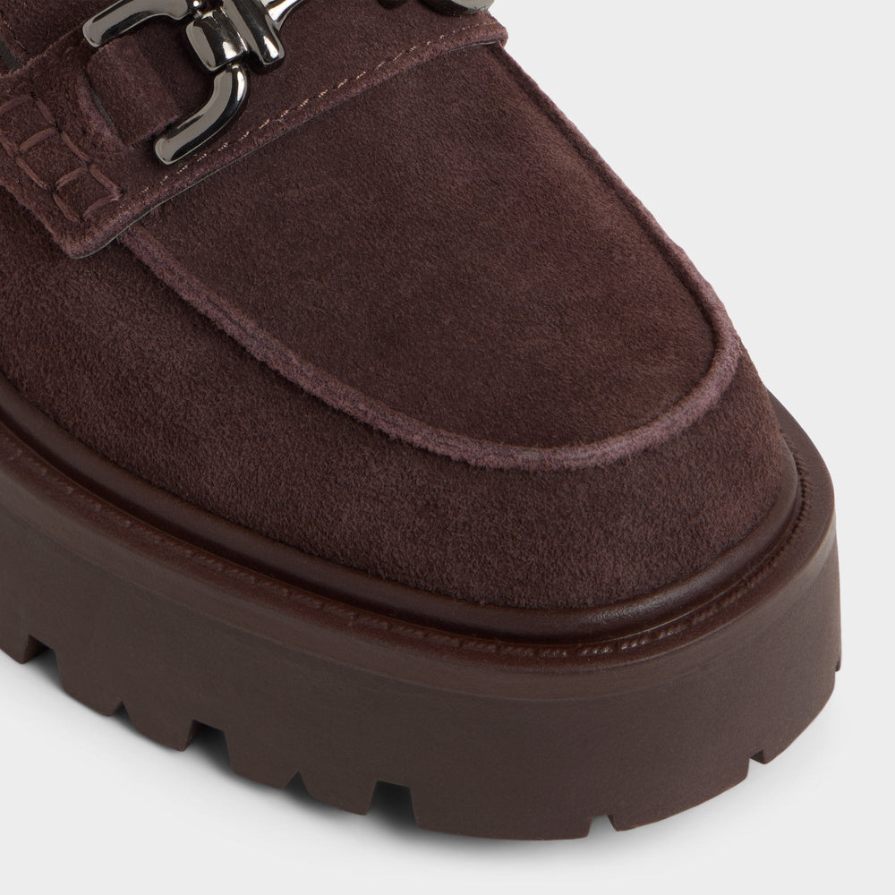 Aldo Oneameth in Dark Brown - Loafer, Lug sole
