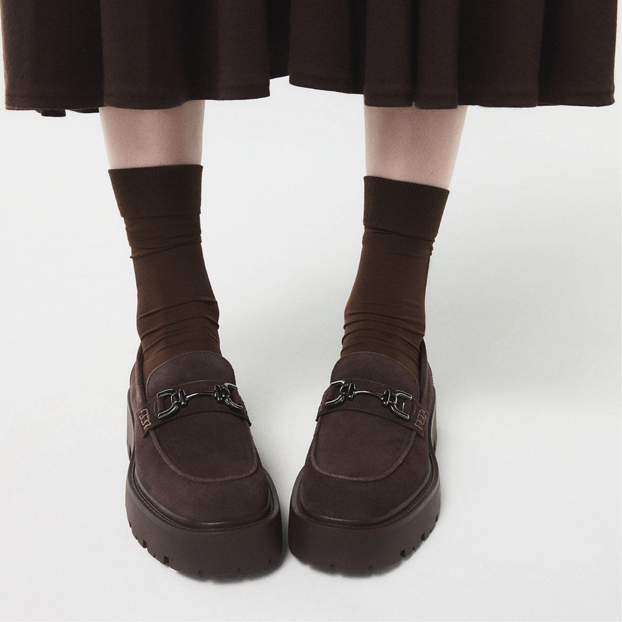 Aldo Oneameth in Dark Brown - Loafer, Lug sole