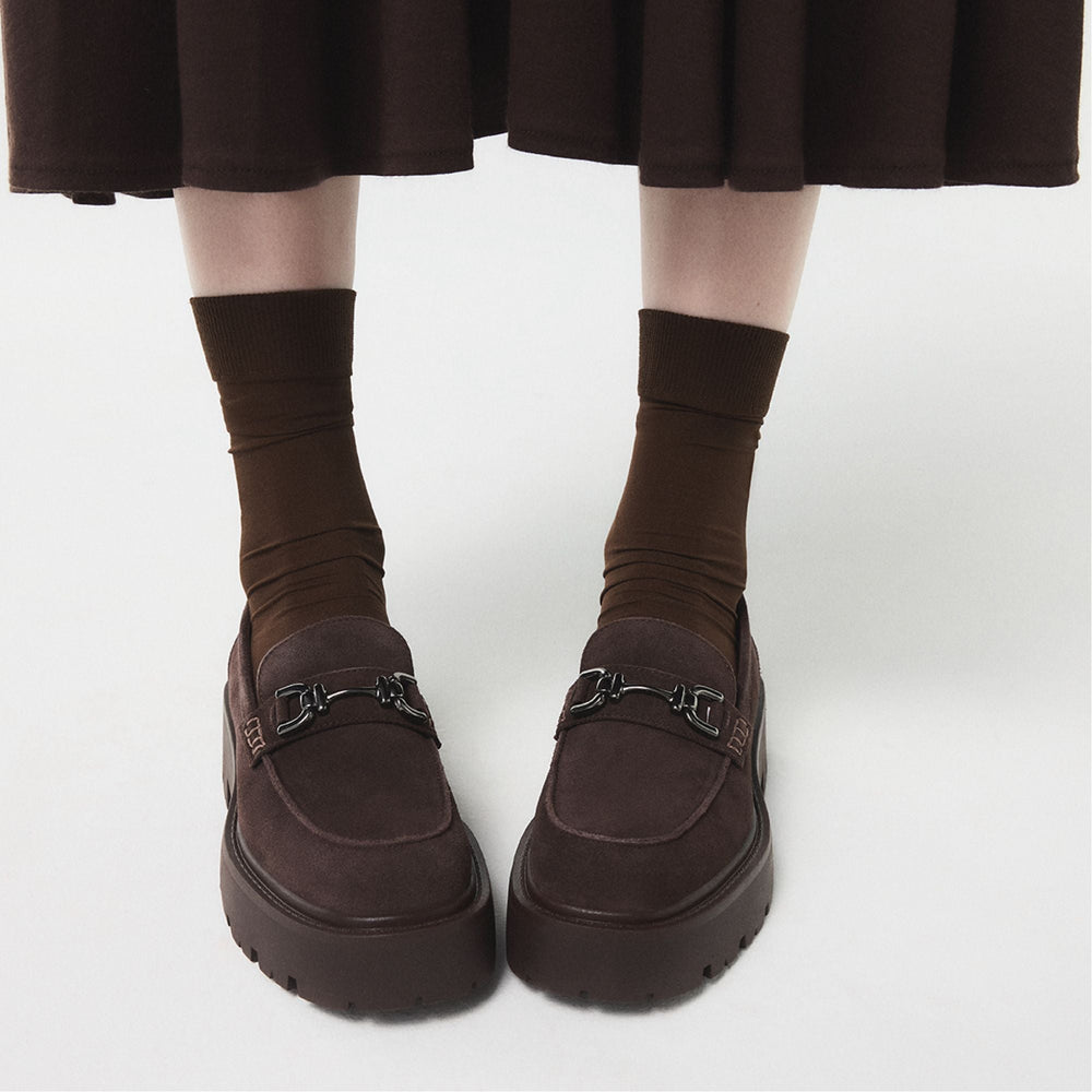 Aldo Oneameth in Dark Brown - Loafer, Lug sole