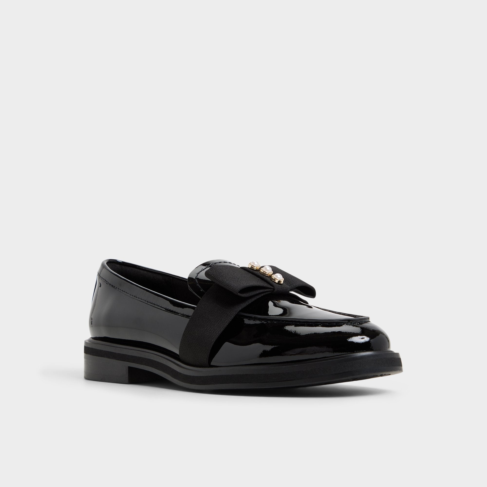 Aldo Bissom in Black - Loafer, Block heel