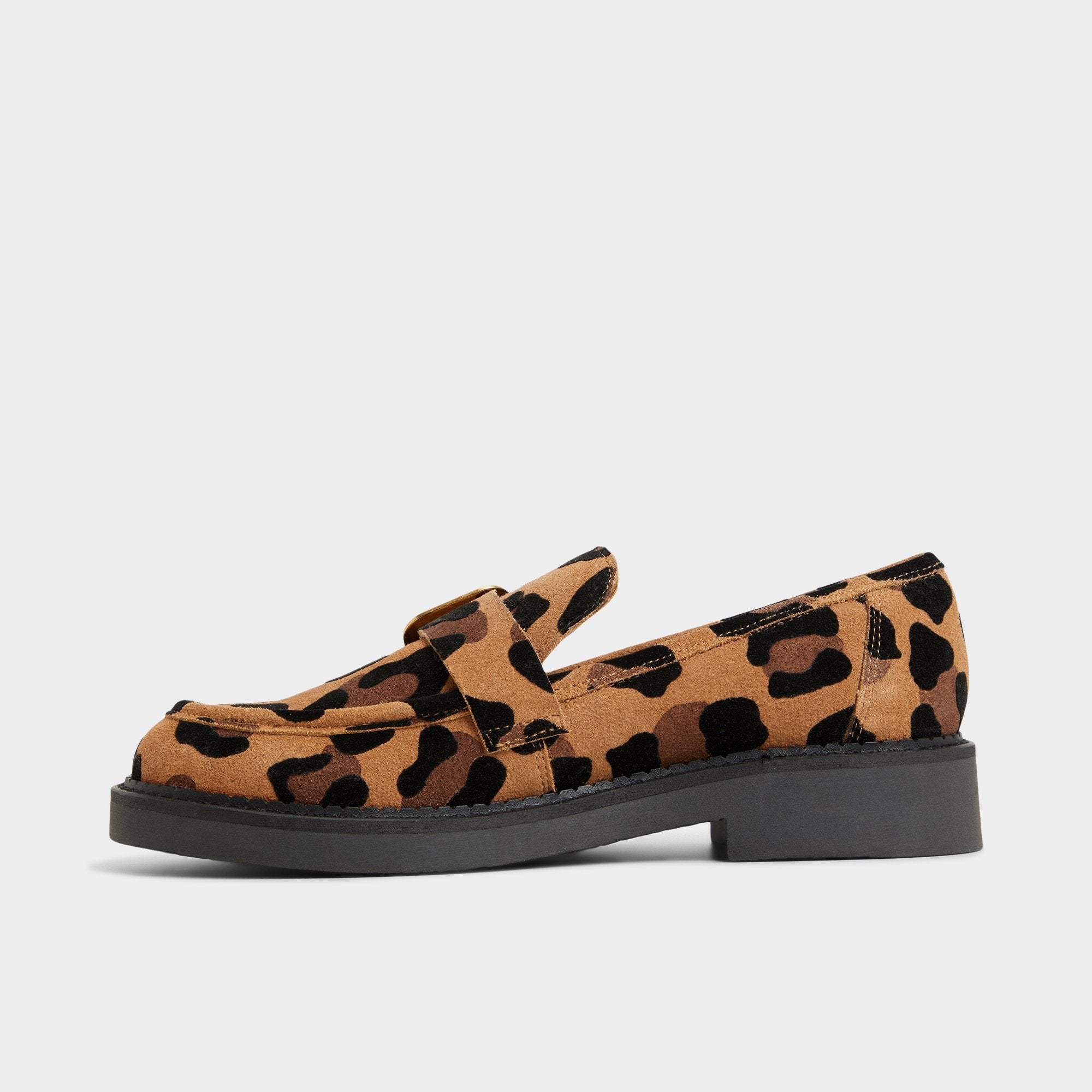 Aldo Kalya in Brown Multi - Loafer, Block heel