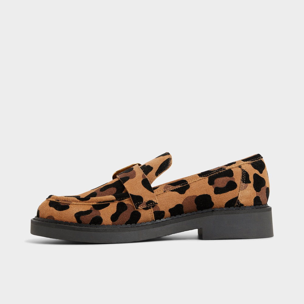 Aldo Kalya in Brown Multi - Loafer, Block heel