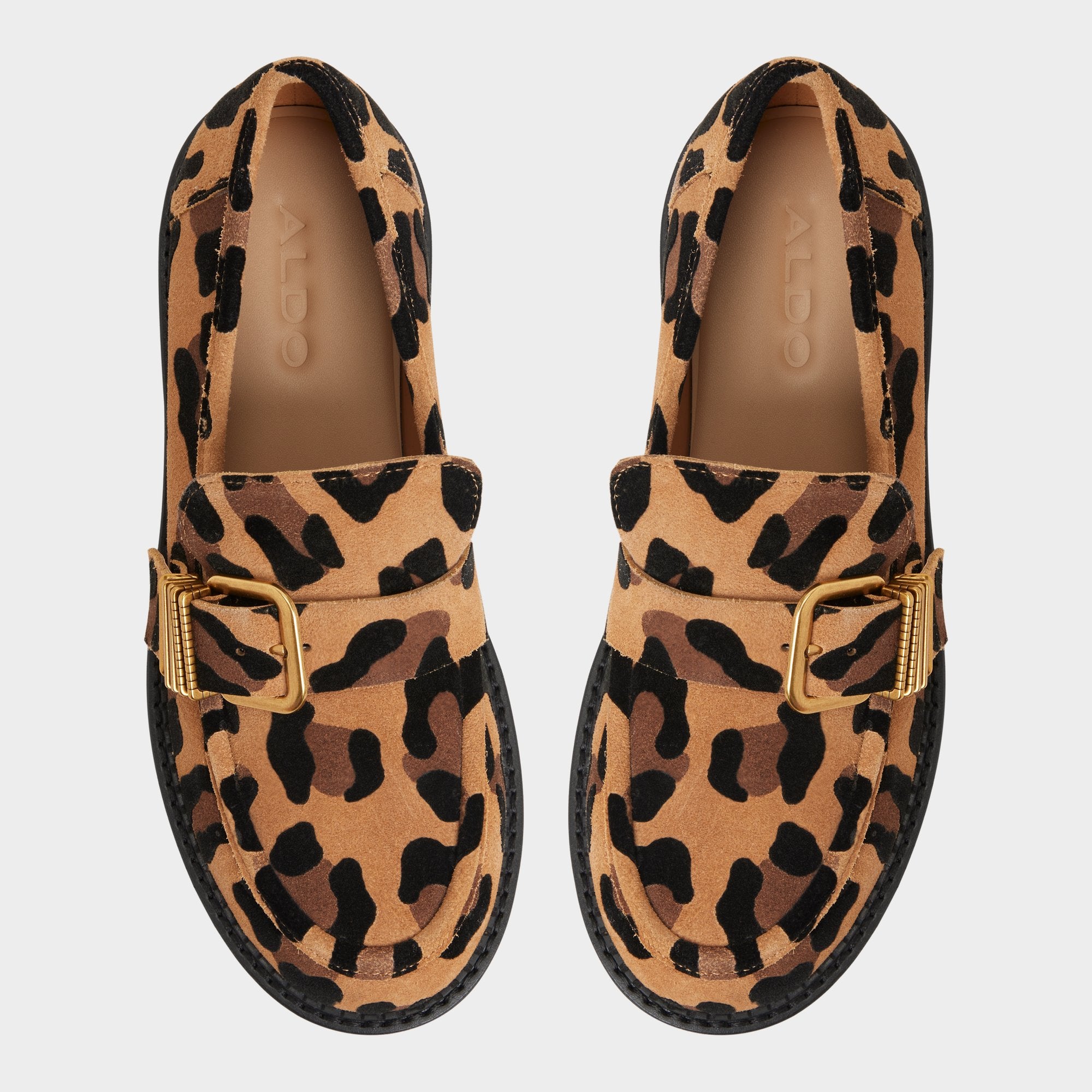 Aldo Kalya in Brown Multi - Loafer, Block heel
