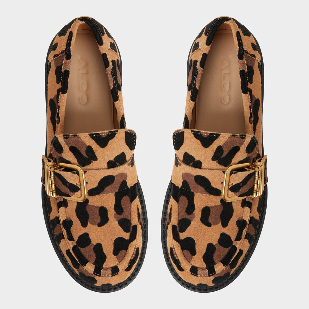 Aldo Kalya in Brown Multi - Loafer, Block heel