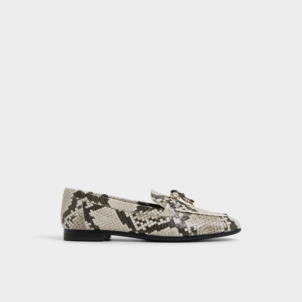 Aldo Ybilide White/Black Women's Loafers & Oxfords - Loafer