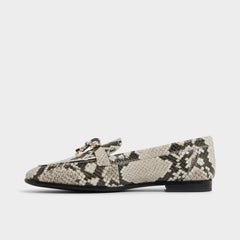 Aldo Ybilide White/Black Women's Loafers & Oxfords - Loafer
