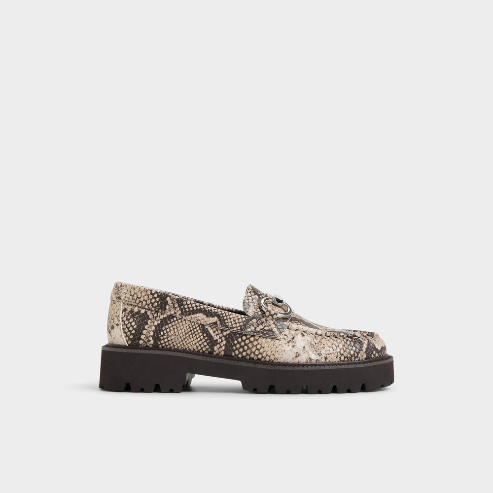 Aldo Danrose in Open Brown - Loafer, Lug sole