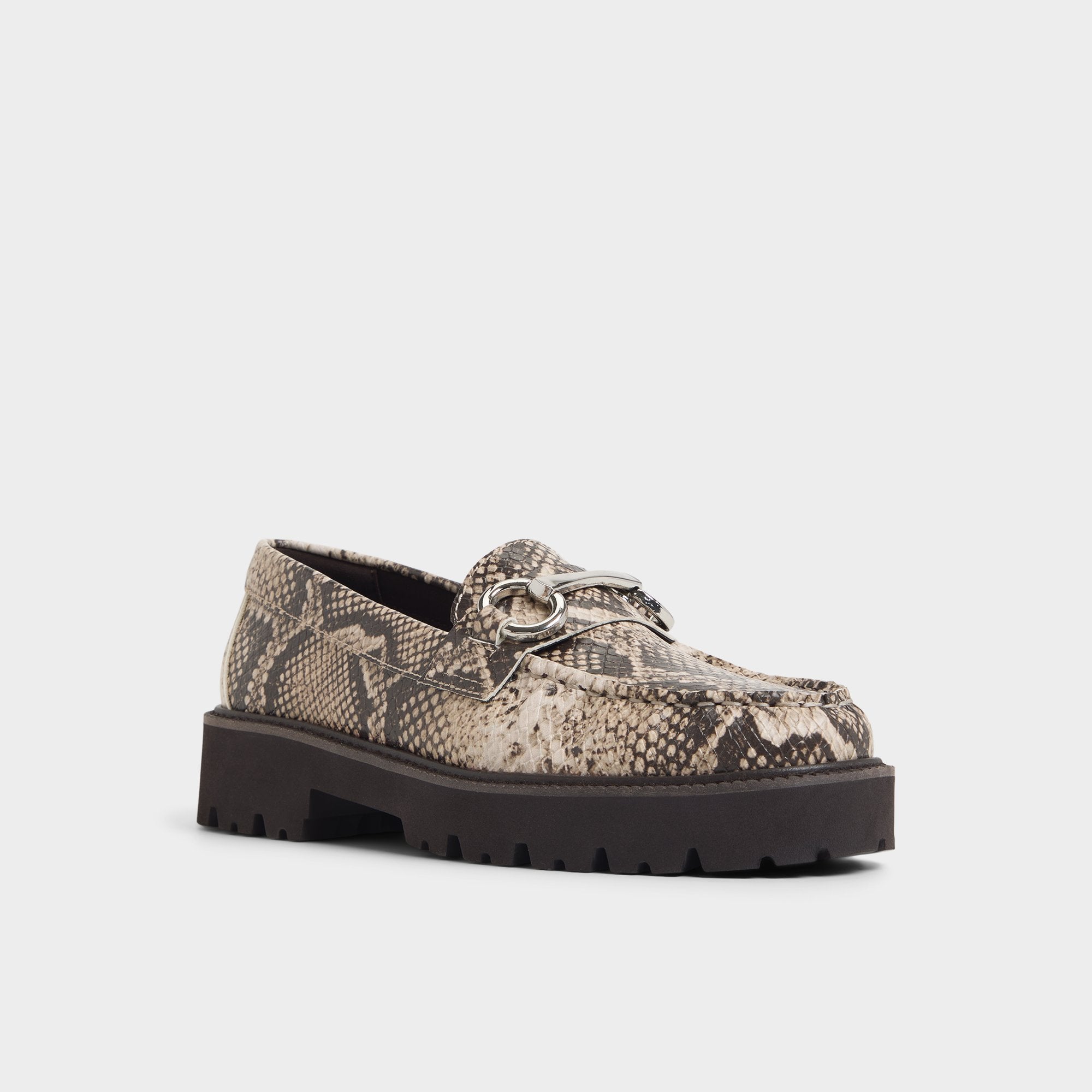 Aldo Danrose in Open Brown - Loafer, Lug sole