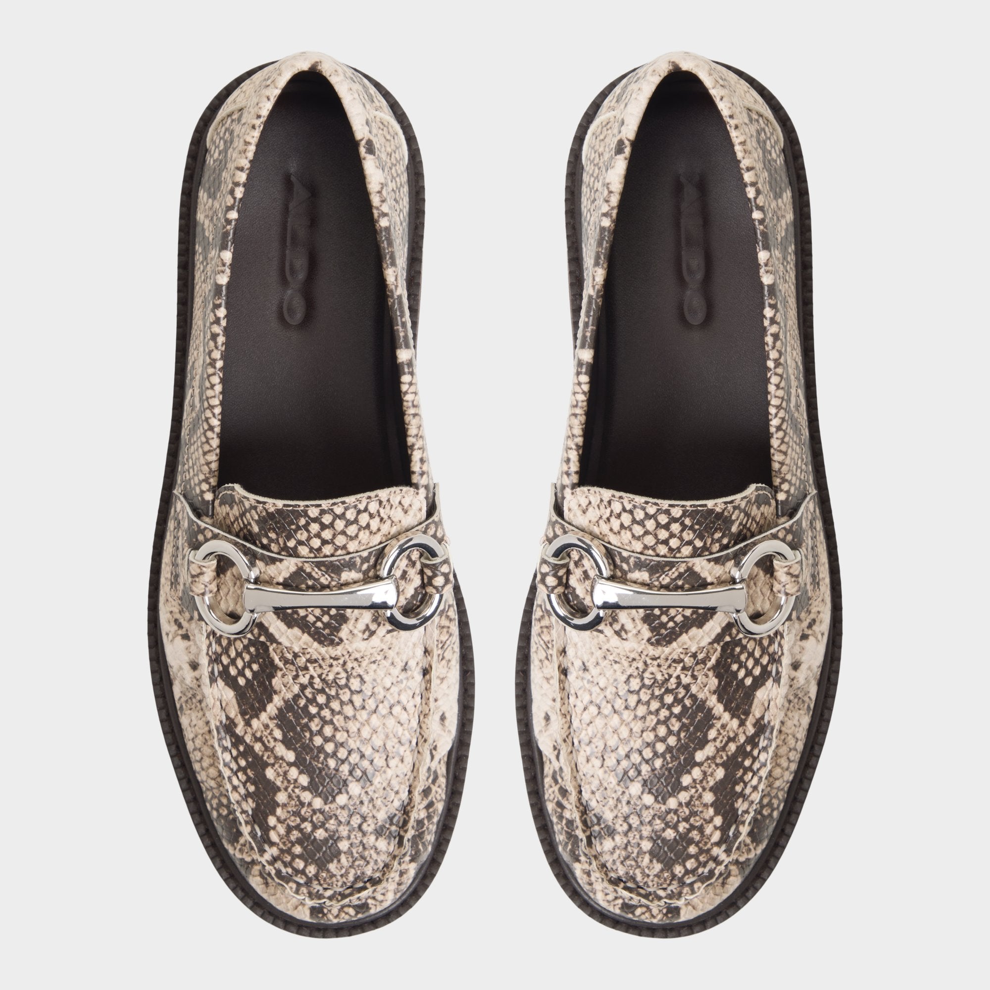 Aldo Danrose in Open Brown - Loafer, Lug sole