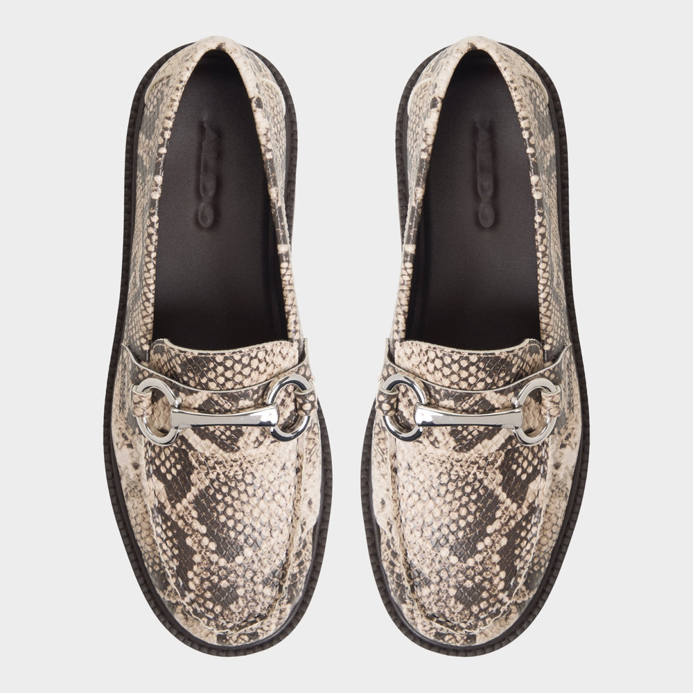 Aldo Danrose in Open Brown - Loafer, Lug sole