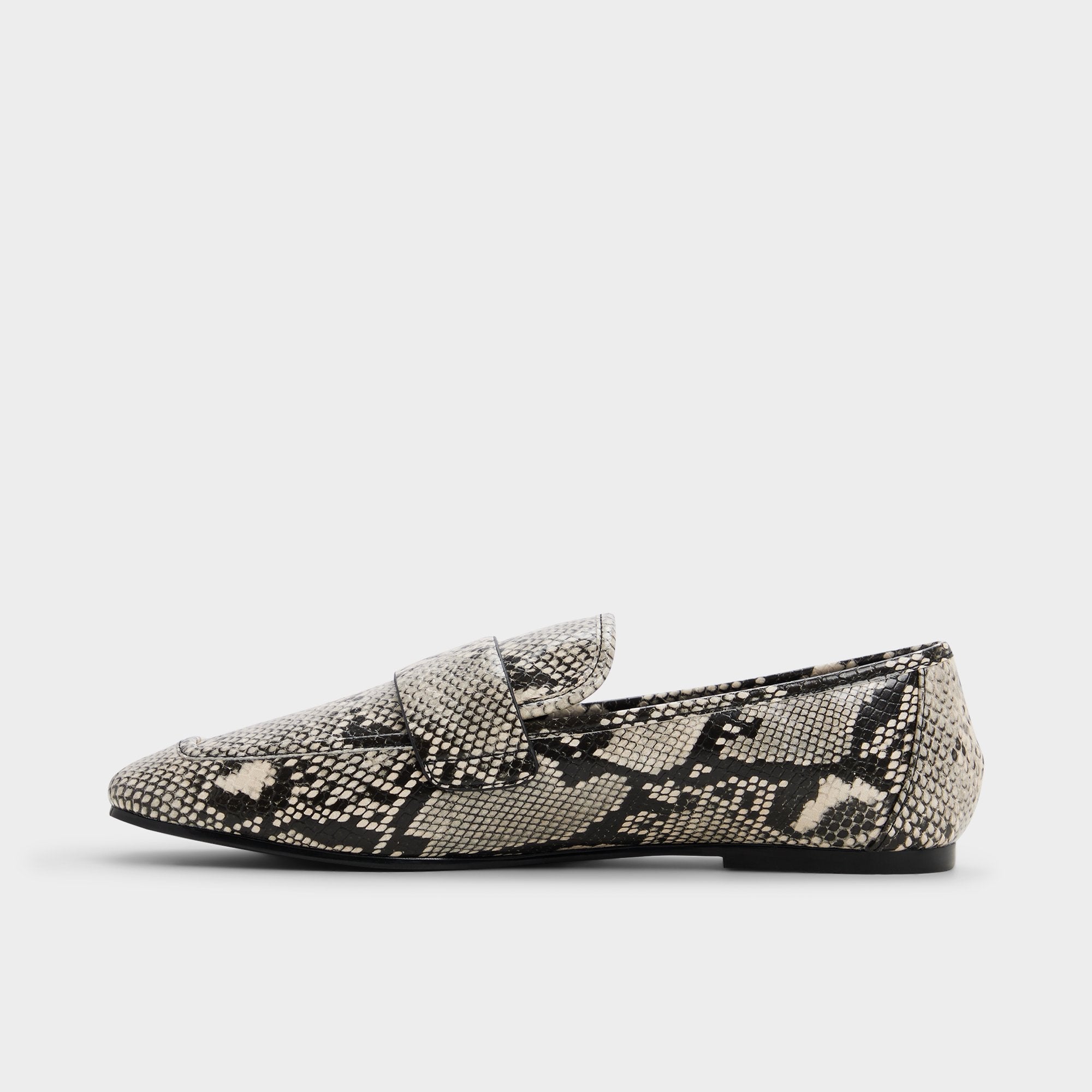 Aldo Bellamyy Black/White Women's Loafers & Oxfords - Loafer