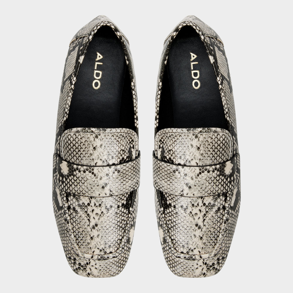 Aldo Bellamyy Black/White Women's Loafers & Oxfords - Loafer