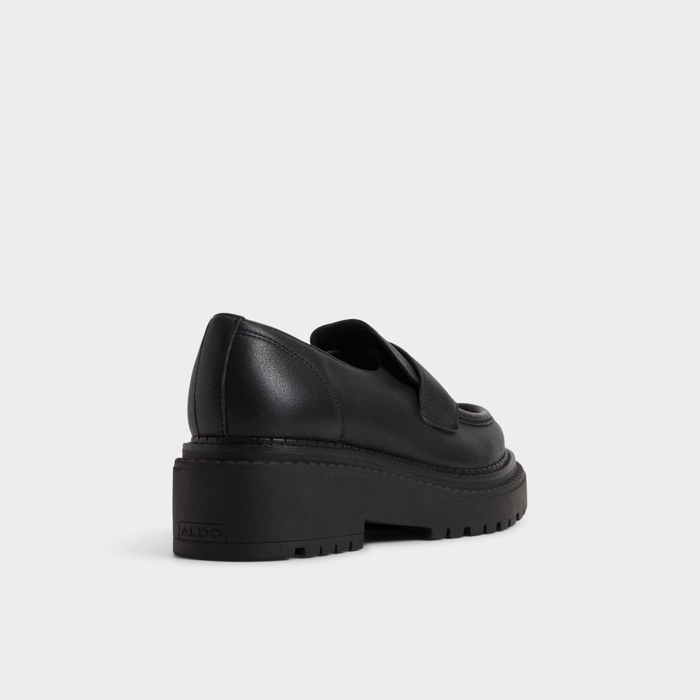 Aldo Miravella in Black - Loafer, Lug sole