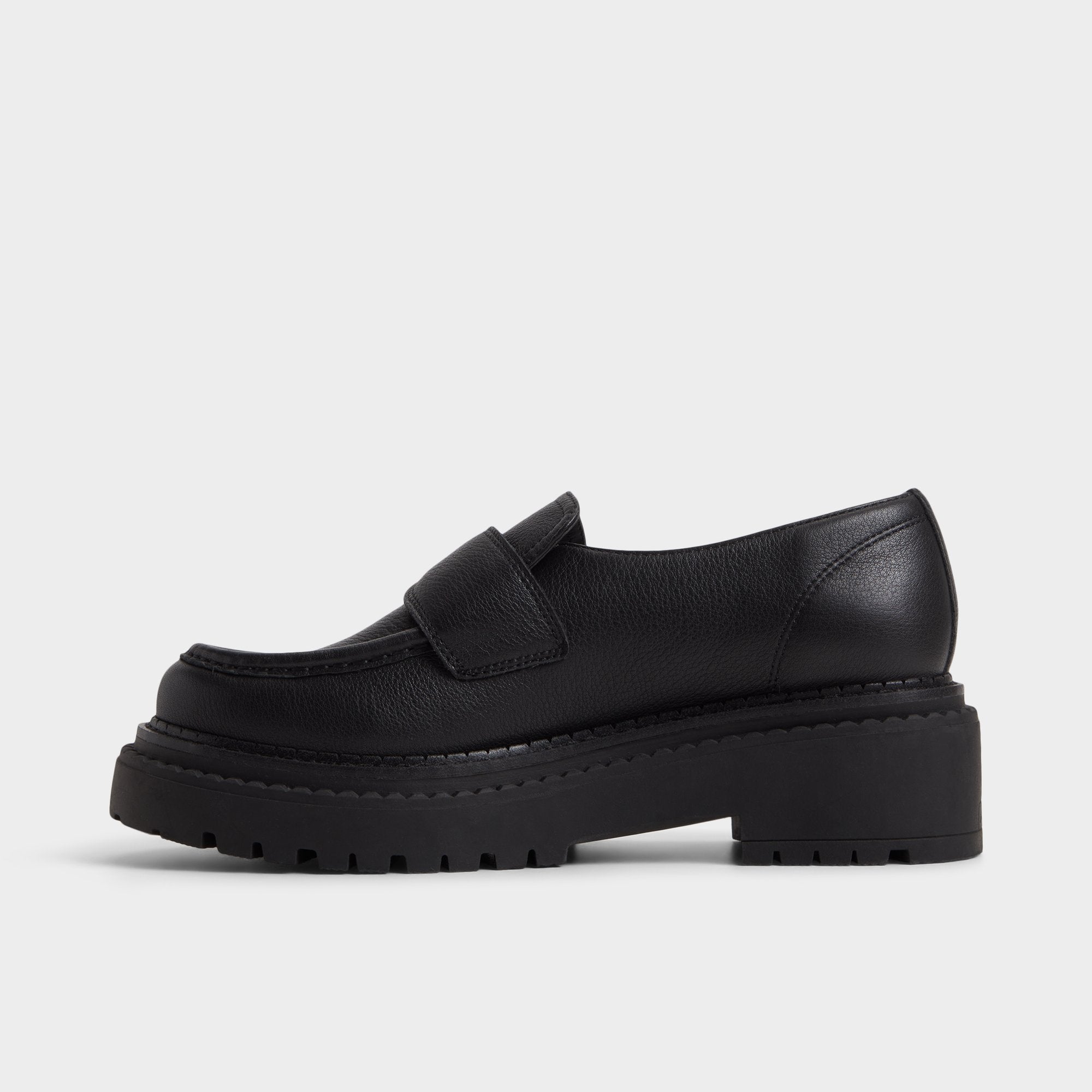 Aldo Miravella in Black - Loafer, Lug sole