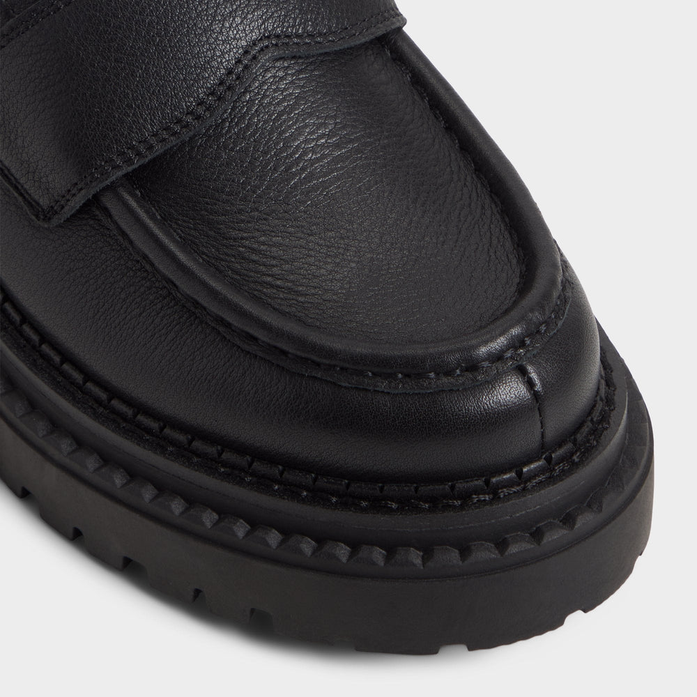 Aldo Miravella in Black - Loafer, Lug sole