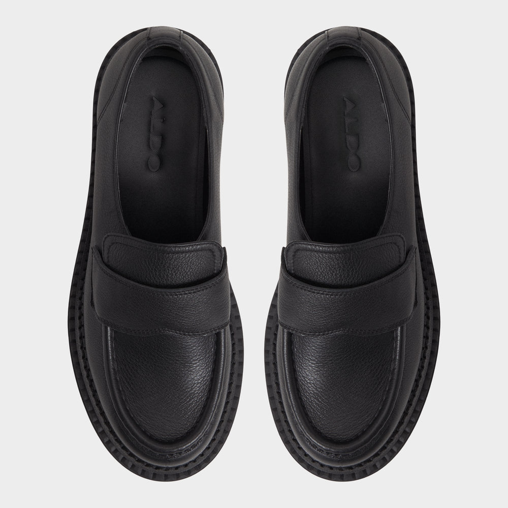 Aldo Miravella in Black - Loafer, Lug sole