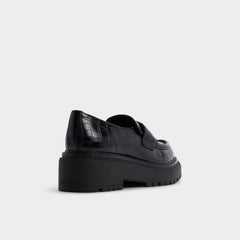 Aldo Miravelle in Black - Loafer, Lug sole