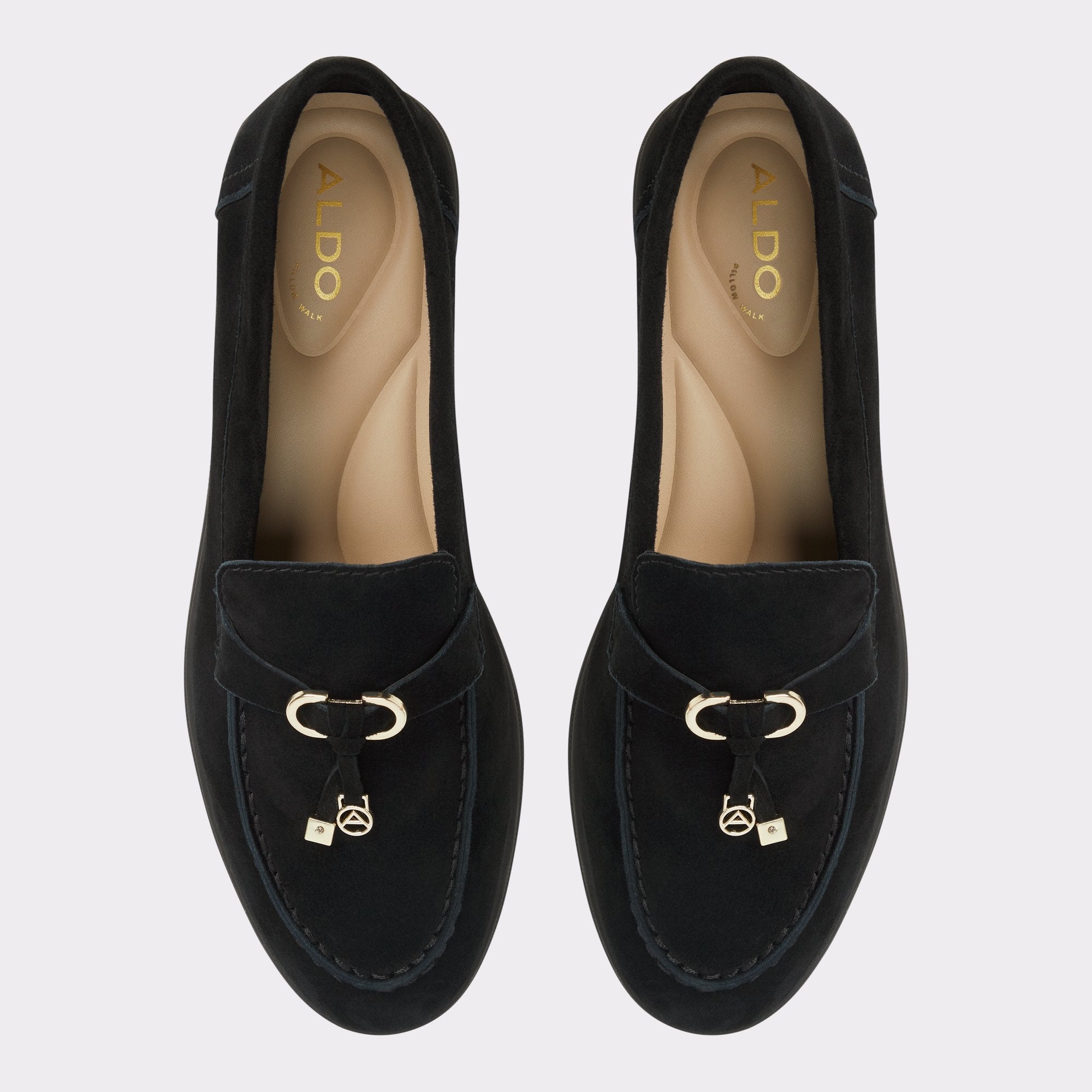 Aldo Creras Open Black Women's Loafers & Oxfords - Loafer