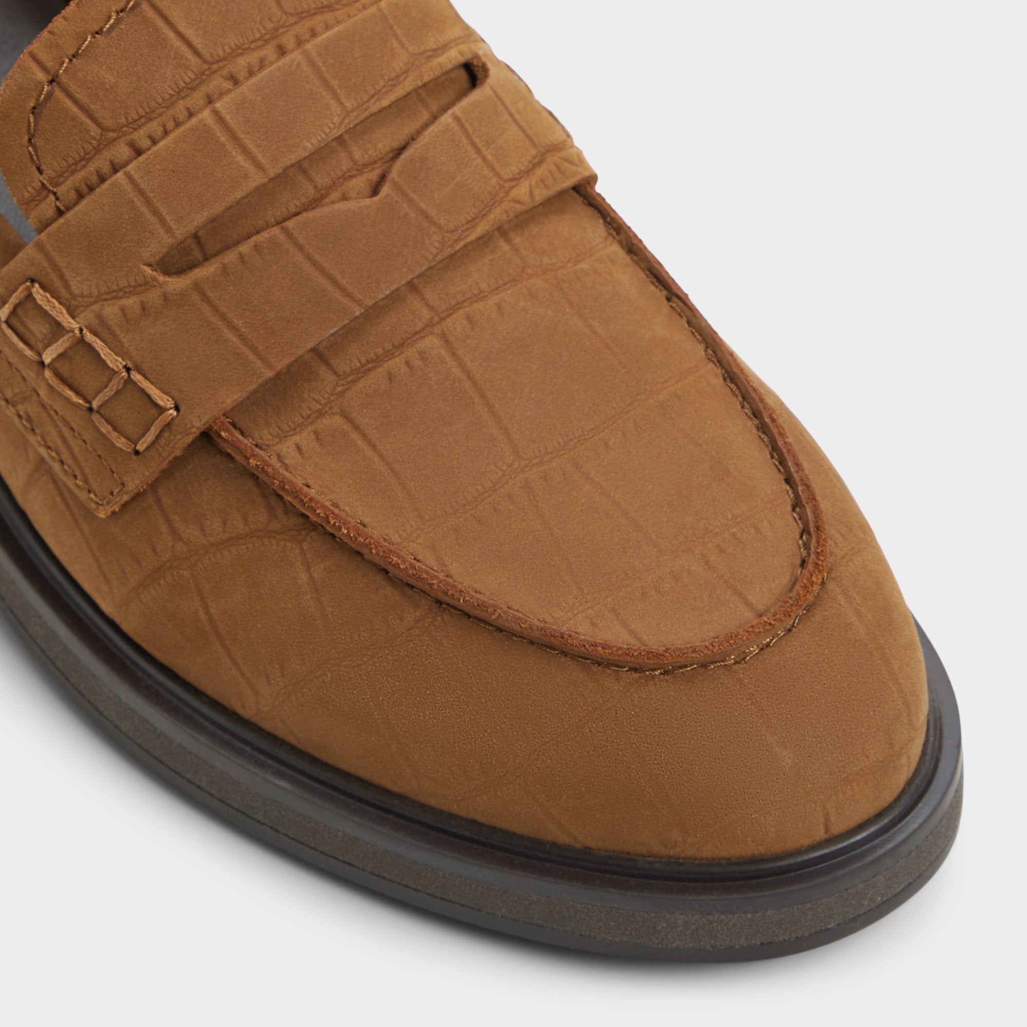 Aldo Lededanten Dark Brown Women's Loafers & Oxfords - Loafer, Block heel