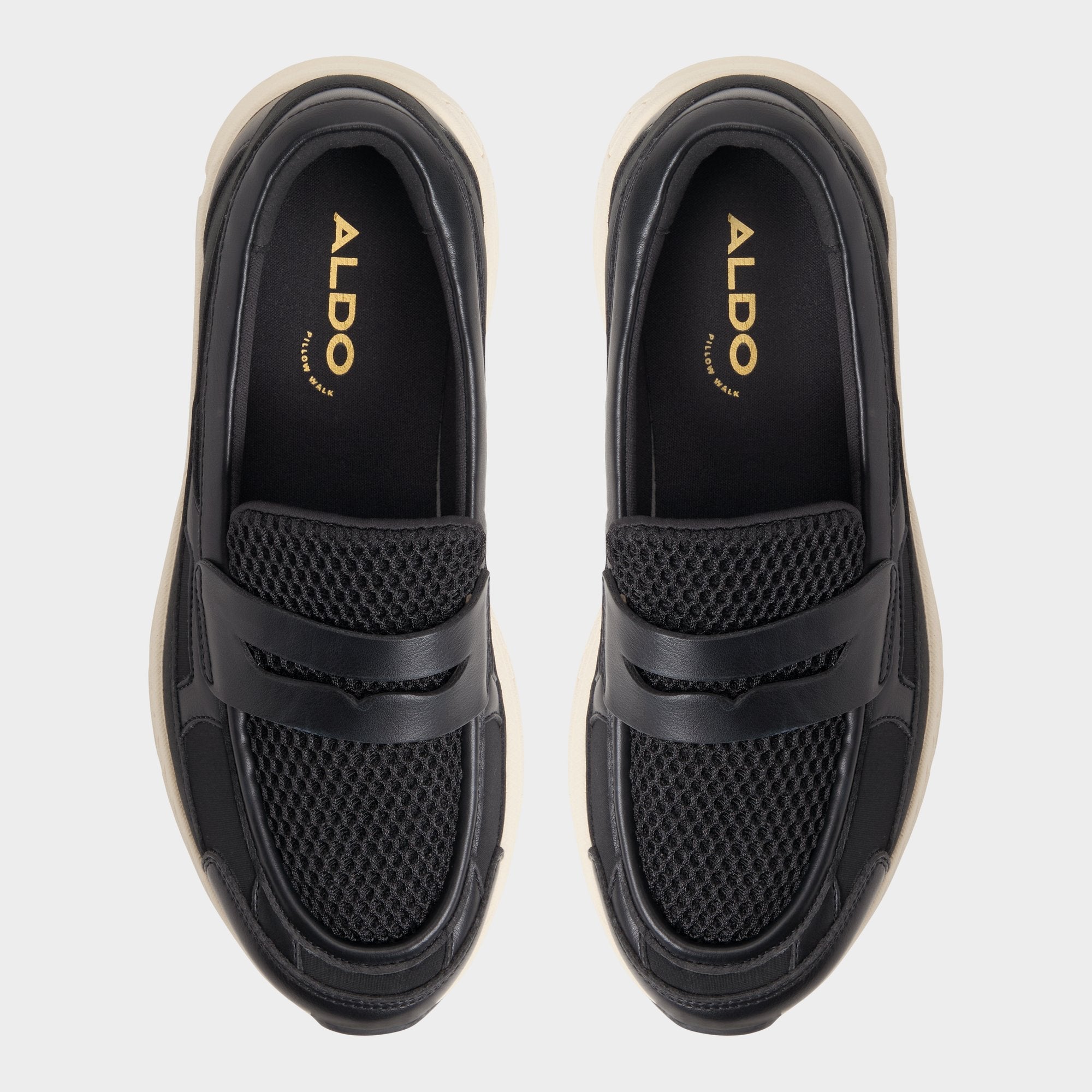 Aldo Loffy in Black - Loafer, Jogger sole