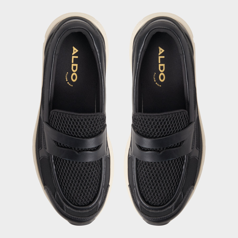 Aldo Loffy in Black - Loafer, Jogger sole