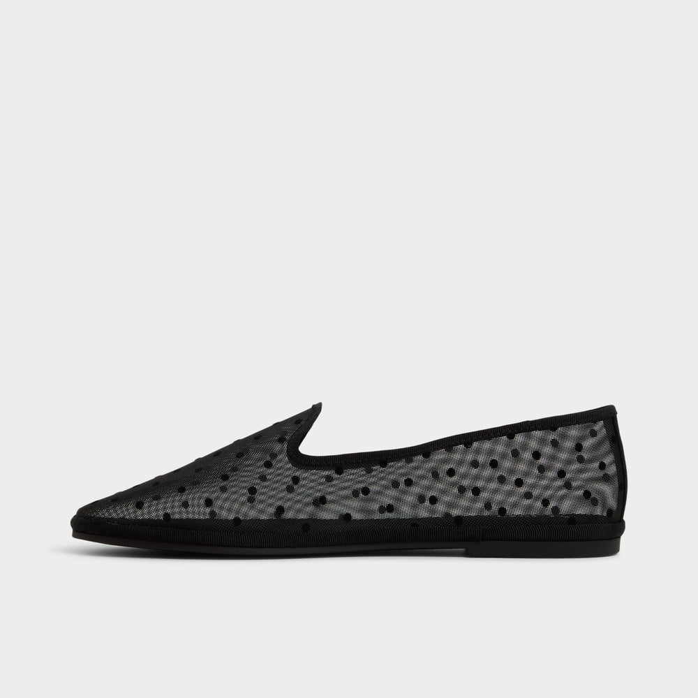 Aldo Aurabelle Black Textile Mesh Women's Loafers & Oxfords - Loafer
