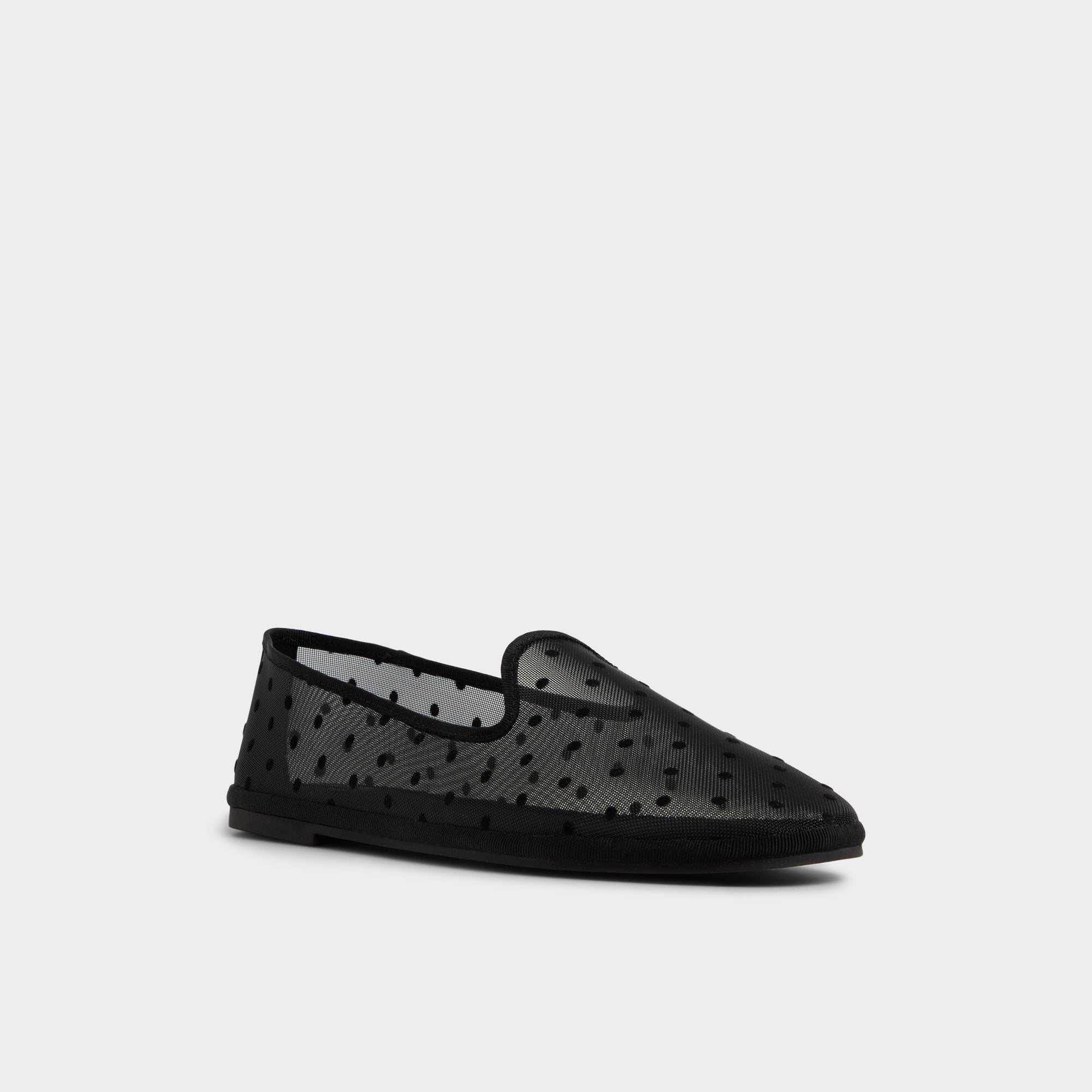 Aldo Aurabelle Black Textile Mesh Women's Loafers & Oxfords - Loafer