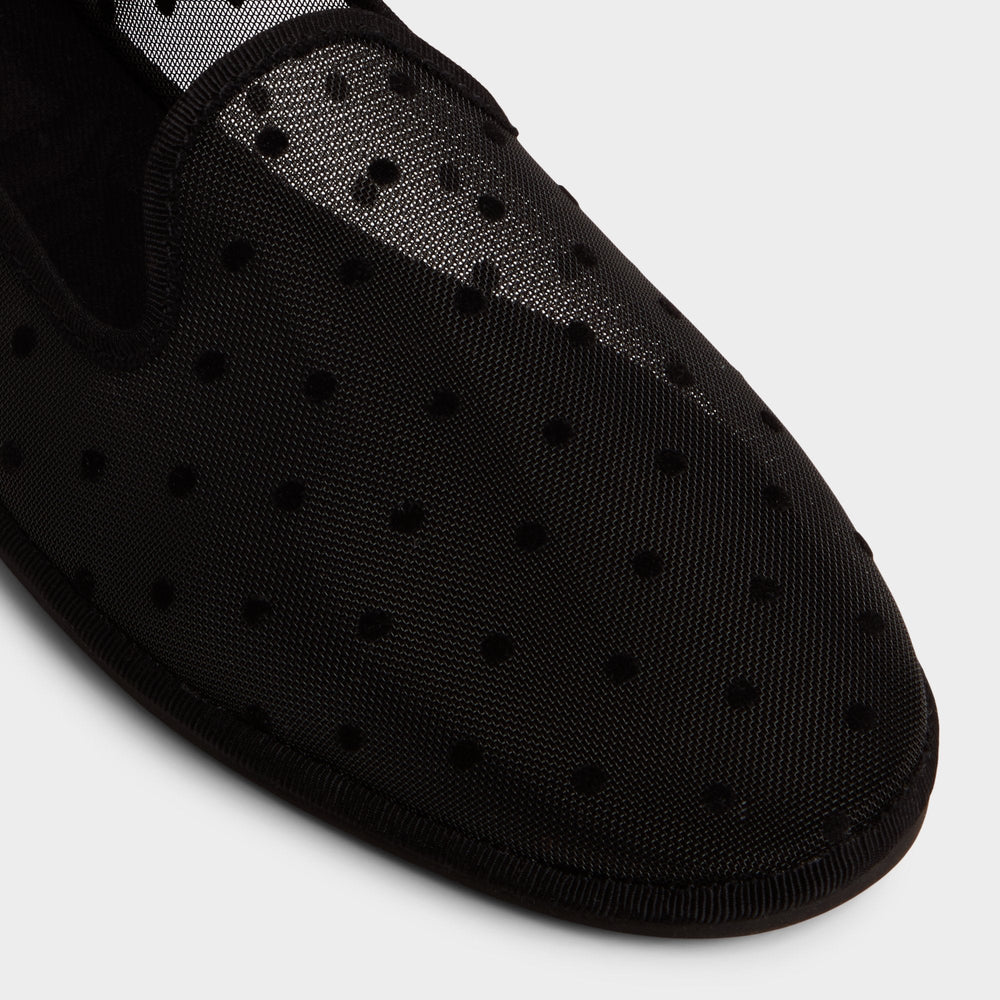 Aldo Aurabelle Black Textile Mesh Women's Loafers & Oxfords - Loafer