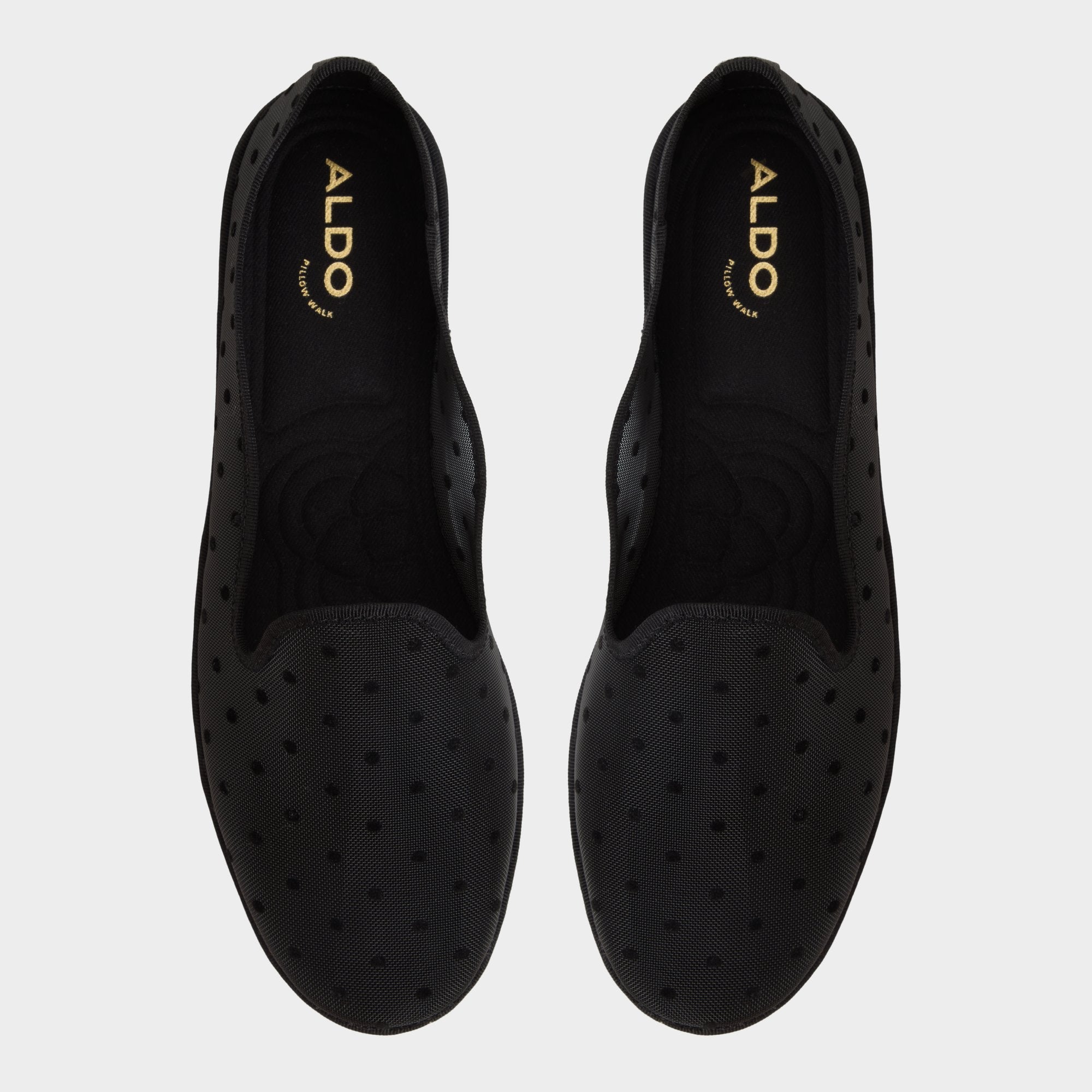 Aldo Aurabelle Black Textile Mesh Women's Loafers & Oxfords - Loafer