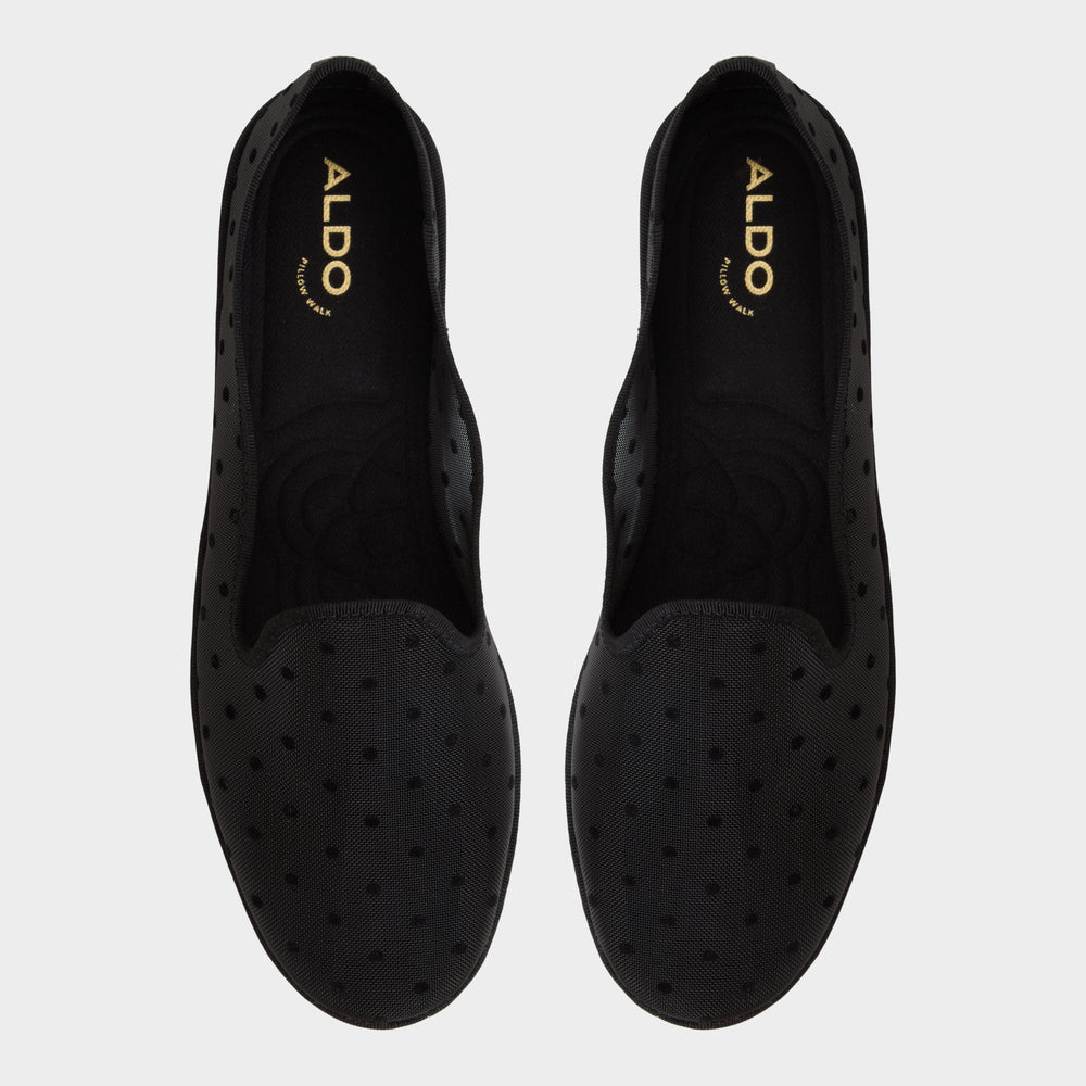 Aldo Aurabelle Black Textile Mesh Women's Loafers & Oxfords - Loafer