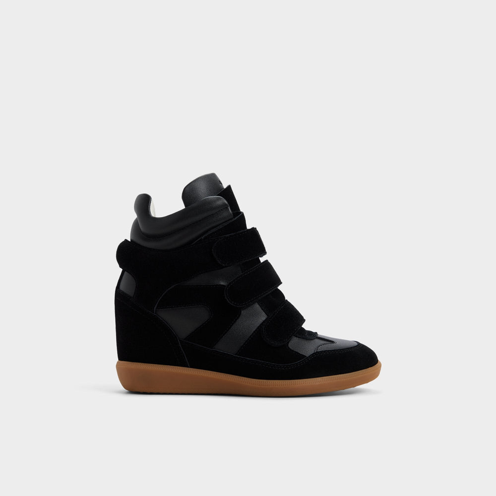 Aldo Bellissamo in Black - Wedge sneaker, Wedge heel