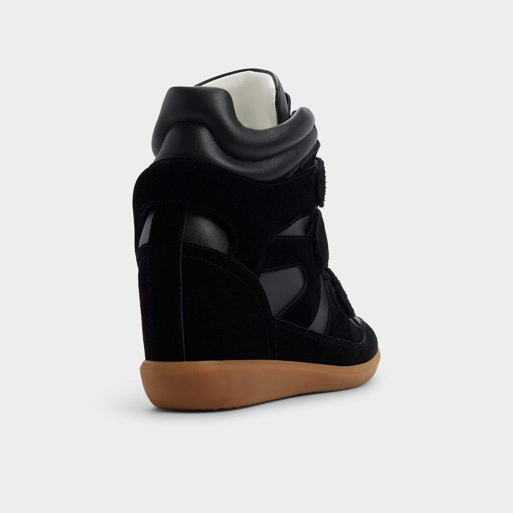 Aldo Bellissamo in Black - Wedge sneaker, Wedge heel