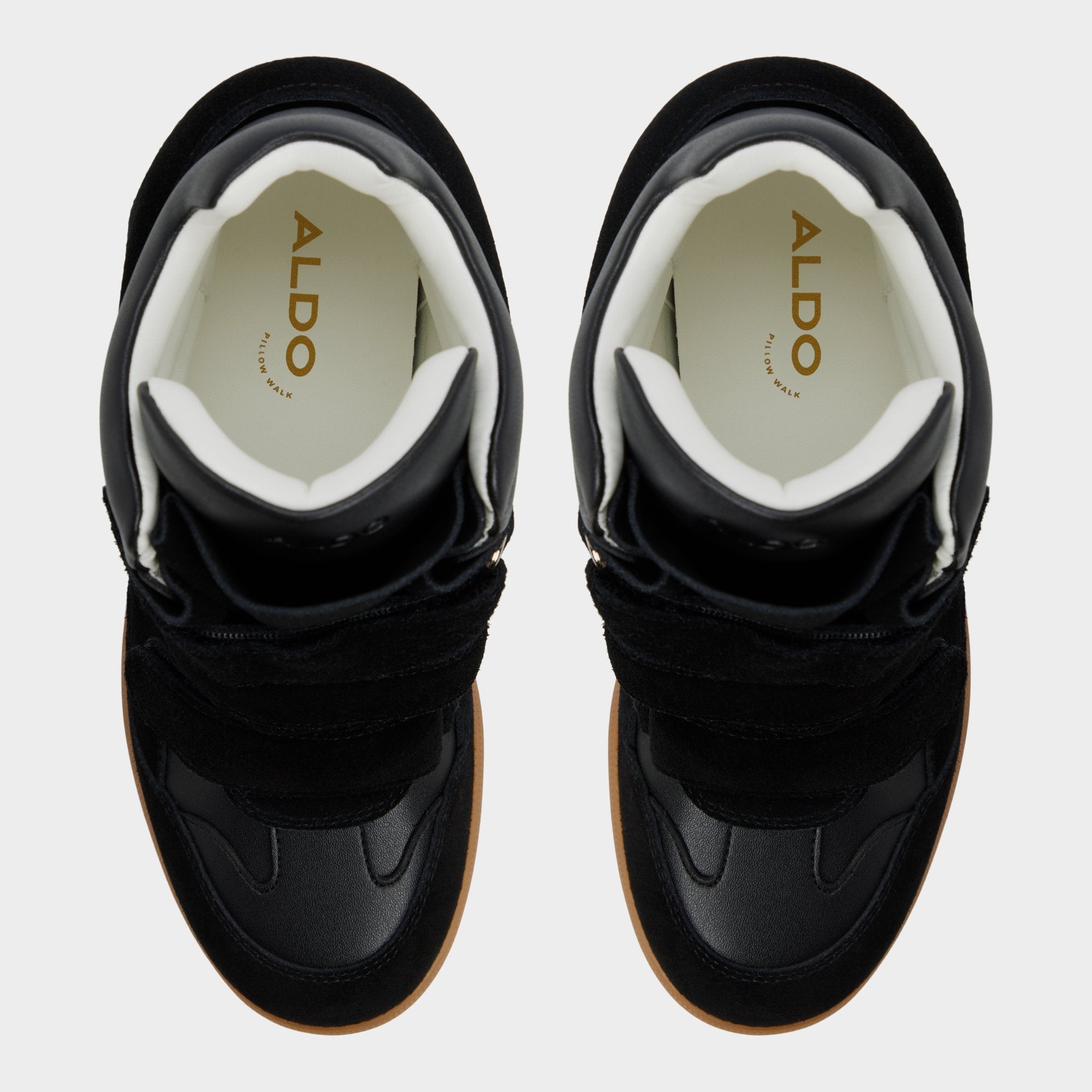 Aldo Bellissamo in Black - Wedge sneaker, Wedge heel