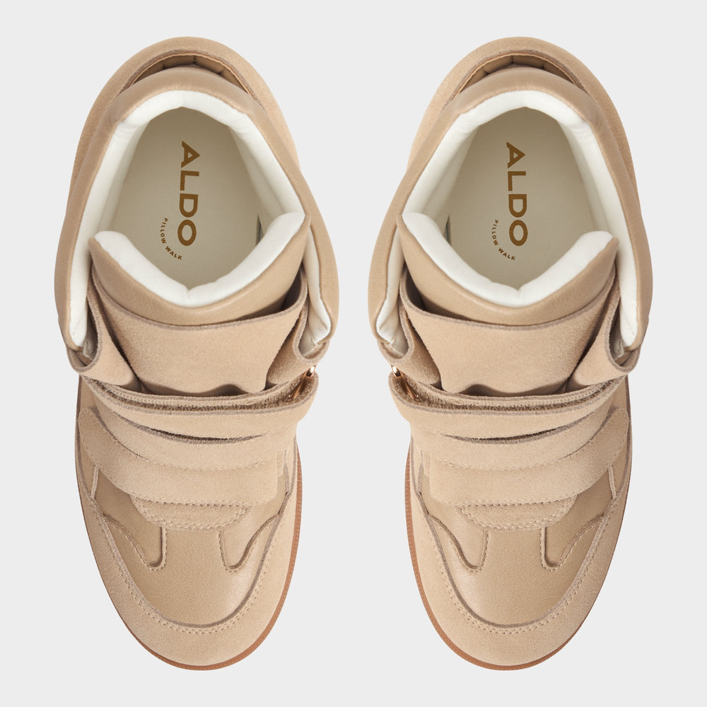 Aldo Bellissamo in Sand - Wedge sneaker, Wedge heel