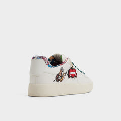 Aldo Whatisadam in White Multi - Women's low top sneaker, Cup sole
