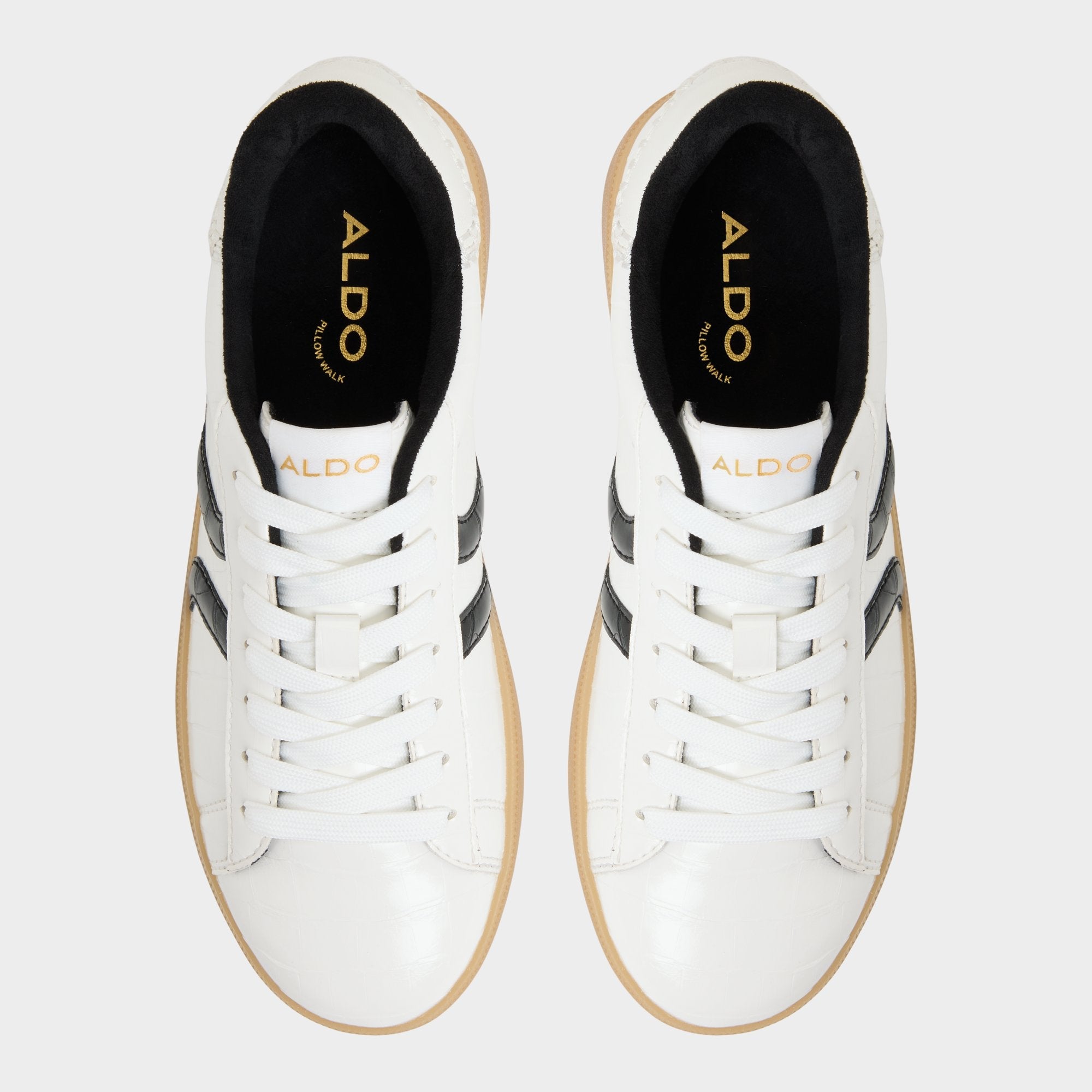 Aldo Chicsneaker2 White/Black Women's Low top sneakers - Sneaker, Cup sole
