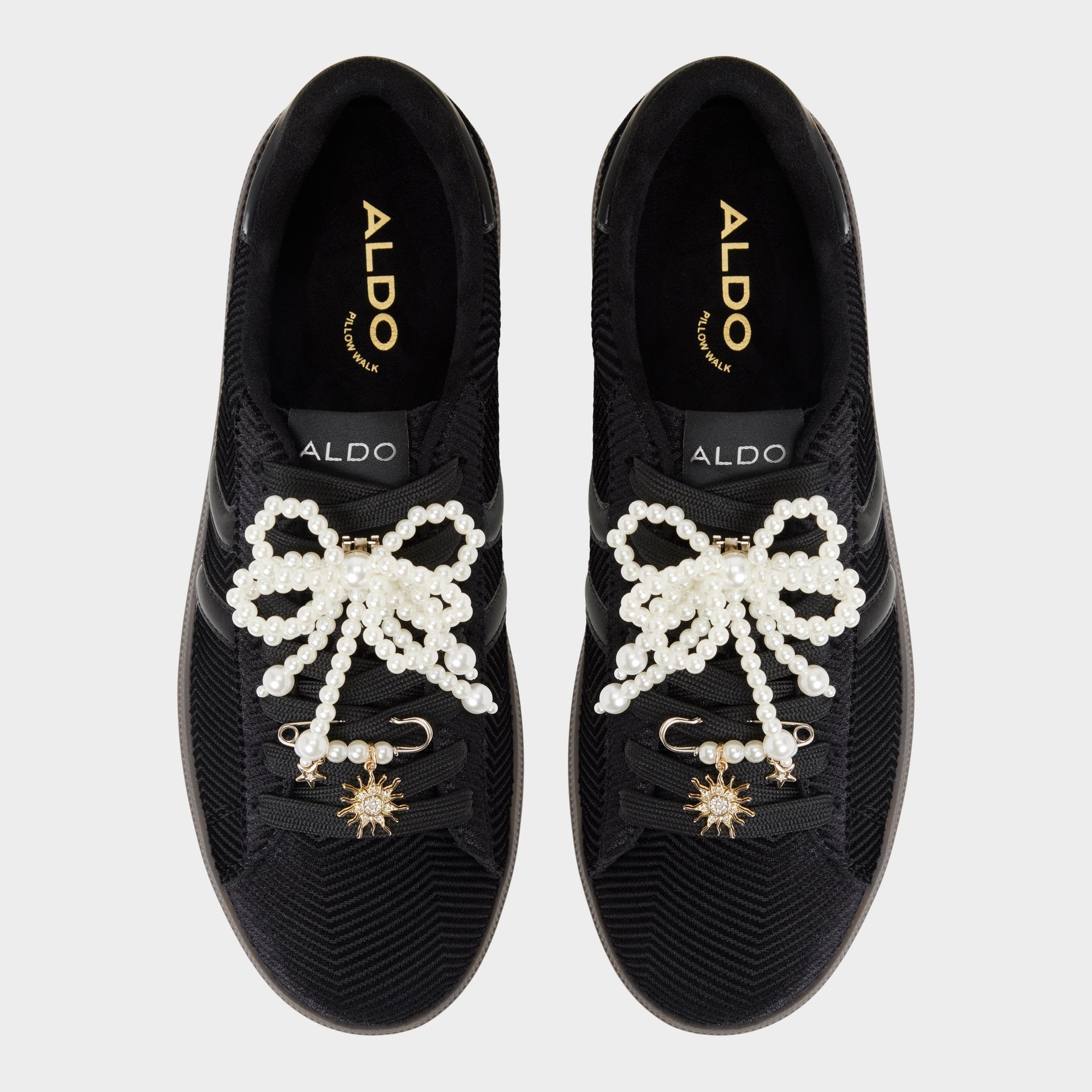 Aldo Chicsneaker2 in Black Black - Low top sneaker, Cup sole